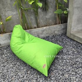 Triangle Beanbag Polyster Light Green
