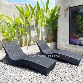Pool Lounger Type 01 D - BLACK M