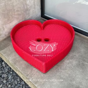 Floating Tray - LOVE 90X90, RED
