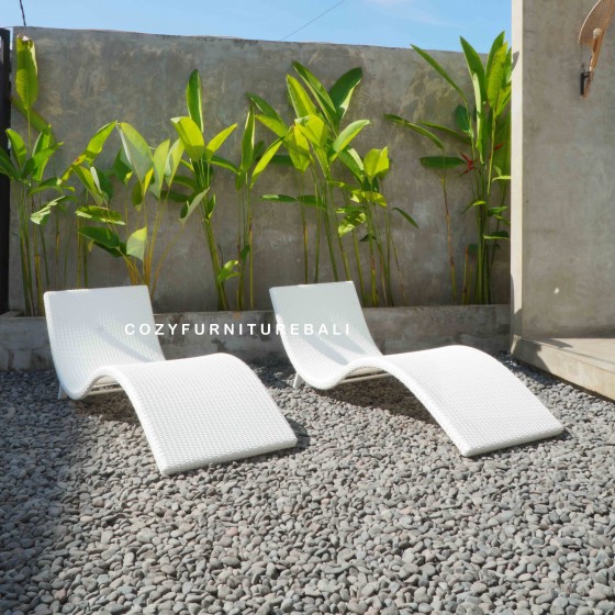 Lounger Type 20 - READY STOCK - WHITE SR