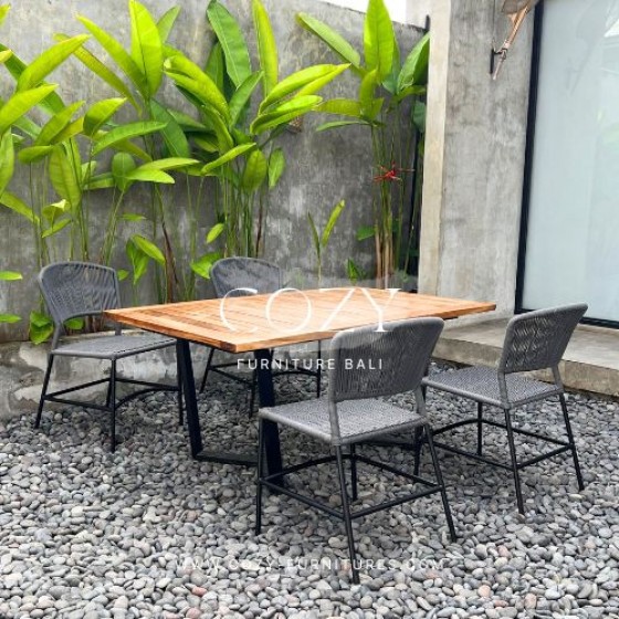 Dining set Ready Stock OUTDOOR INDOOR