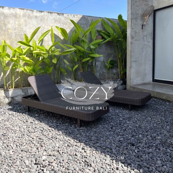 Pool Lounger Type49 - JAVABROWN M