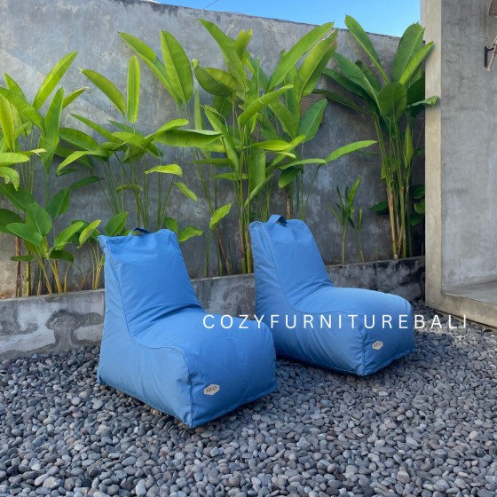 Handle Chair (L) -  SUNPROOF FABRIC - Cartenza 040 Blue